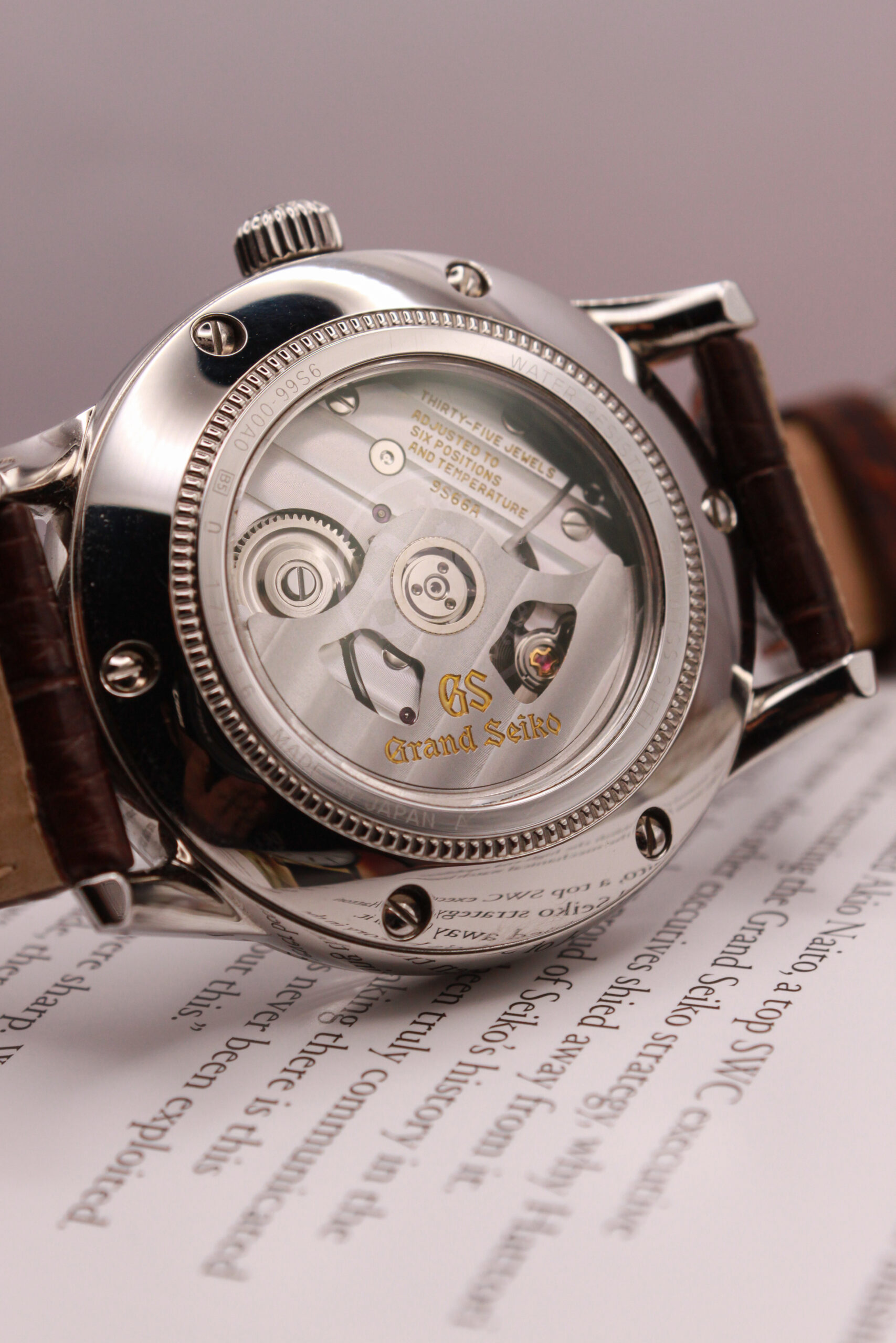 Grand Seiko SBGM221 – Red Block Vintage Watches